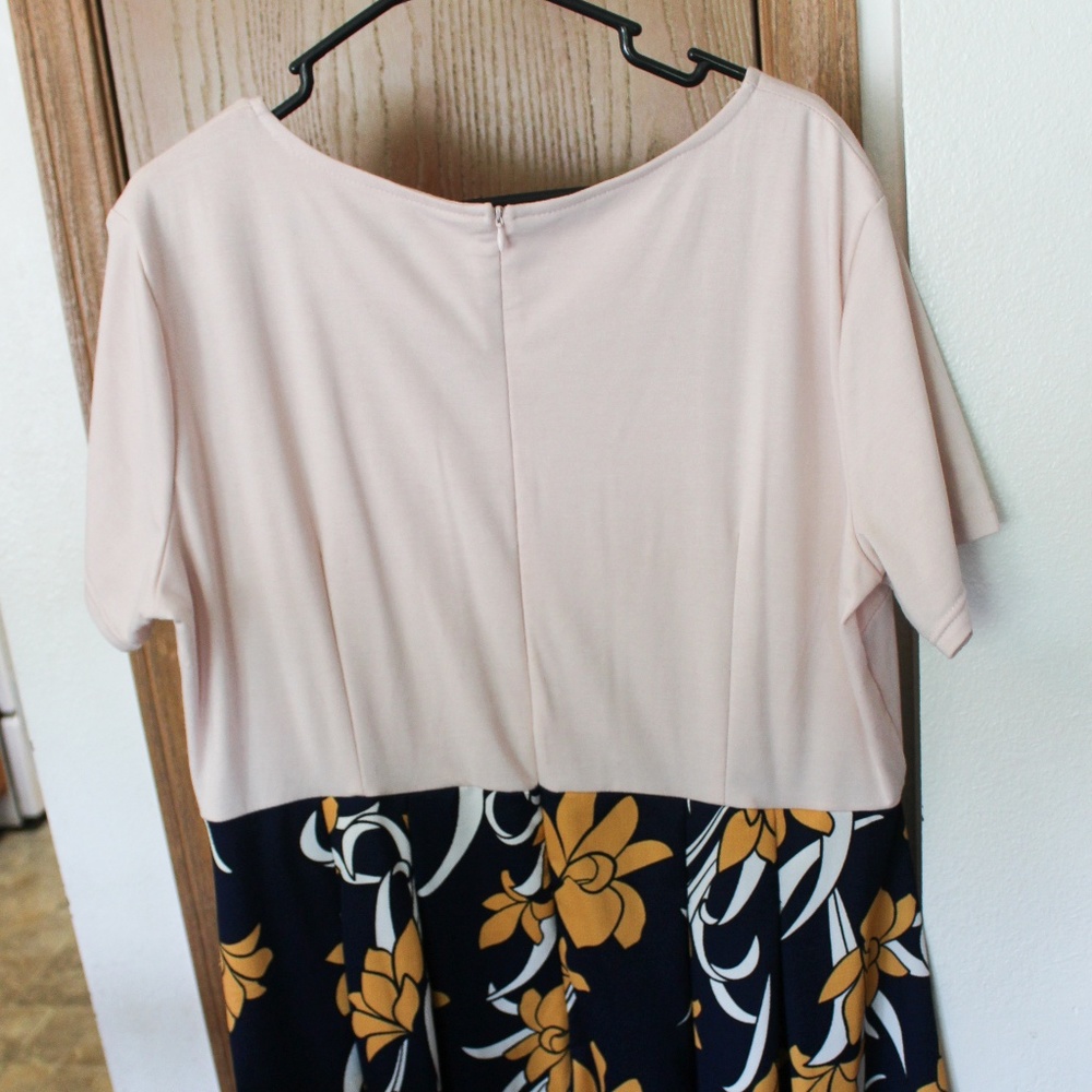 Vintage Patchwork Pockets Puffy Swing Casual Party - image 2